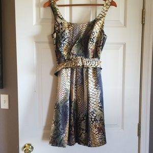 Animal/Snake Print Dress